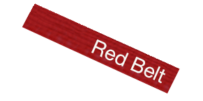 red belt drawing
