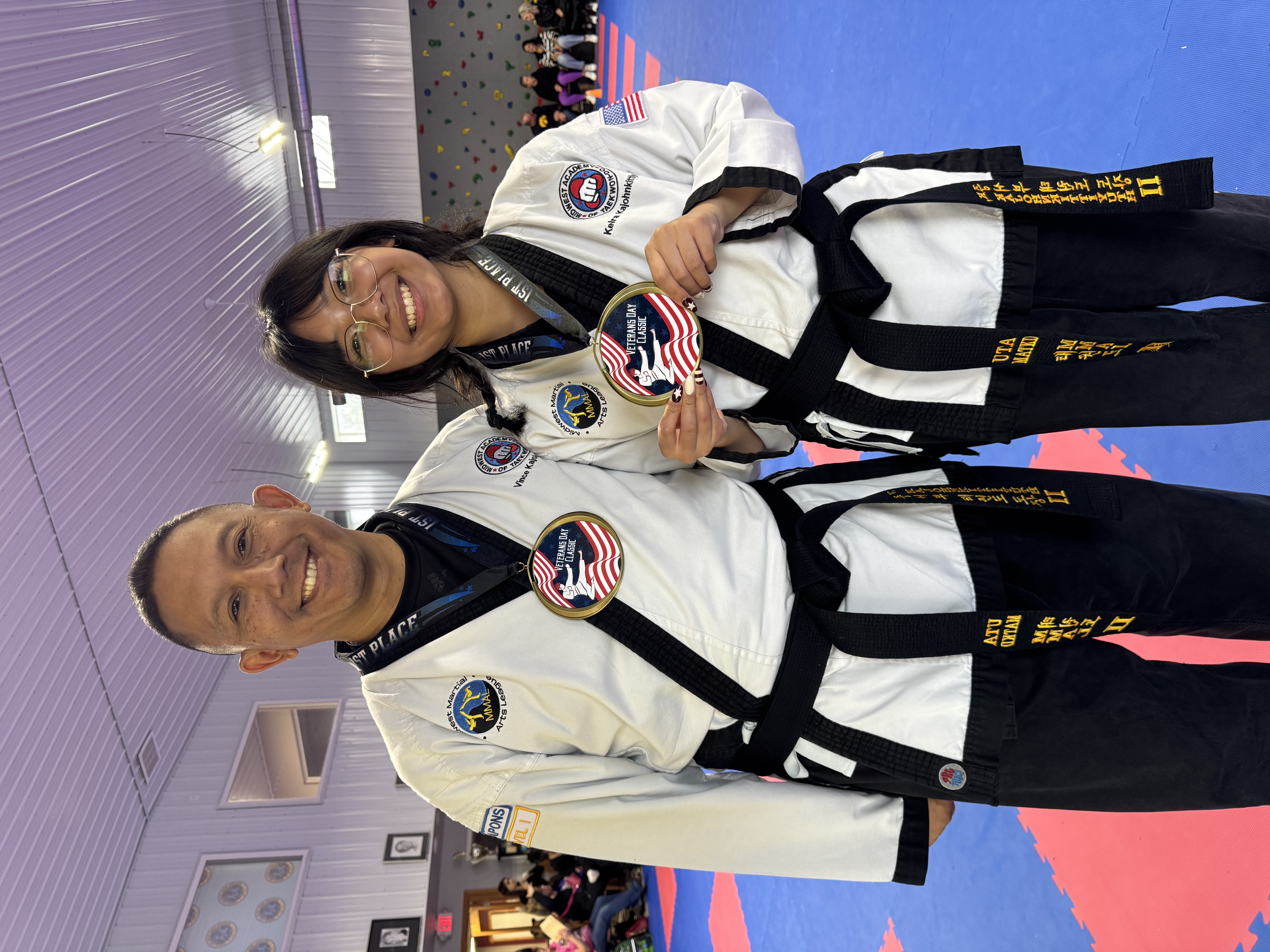 vince & keira medals